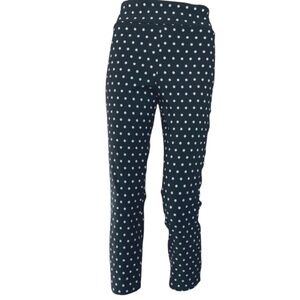 High Waisted Black White Polka Dot Pants Size M Retro Pin-Up Y2K